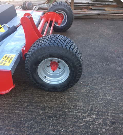 Wylie 8ft 12 blade galvanised trailed topper - Image 5