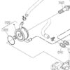 Kubota KX080-4 Eng oil cooler