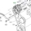 Kubota KX080-4 Alternator